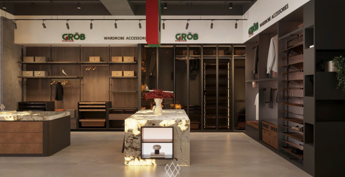 SHOROOM THIẾT BỊ PHỤ KIỆN NHÀ BẾP GROB