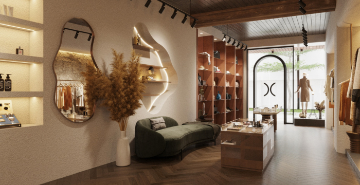 Cửa hàng thời trang với tone màu cực chill. Thiết kế - thi công trọn gói 369 design